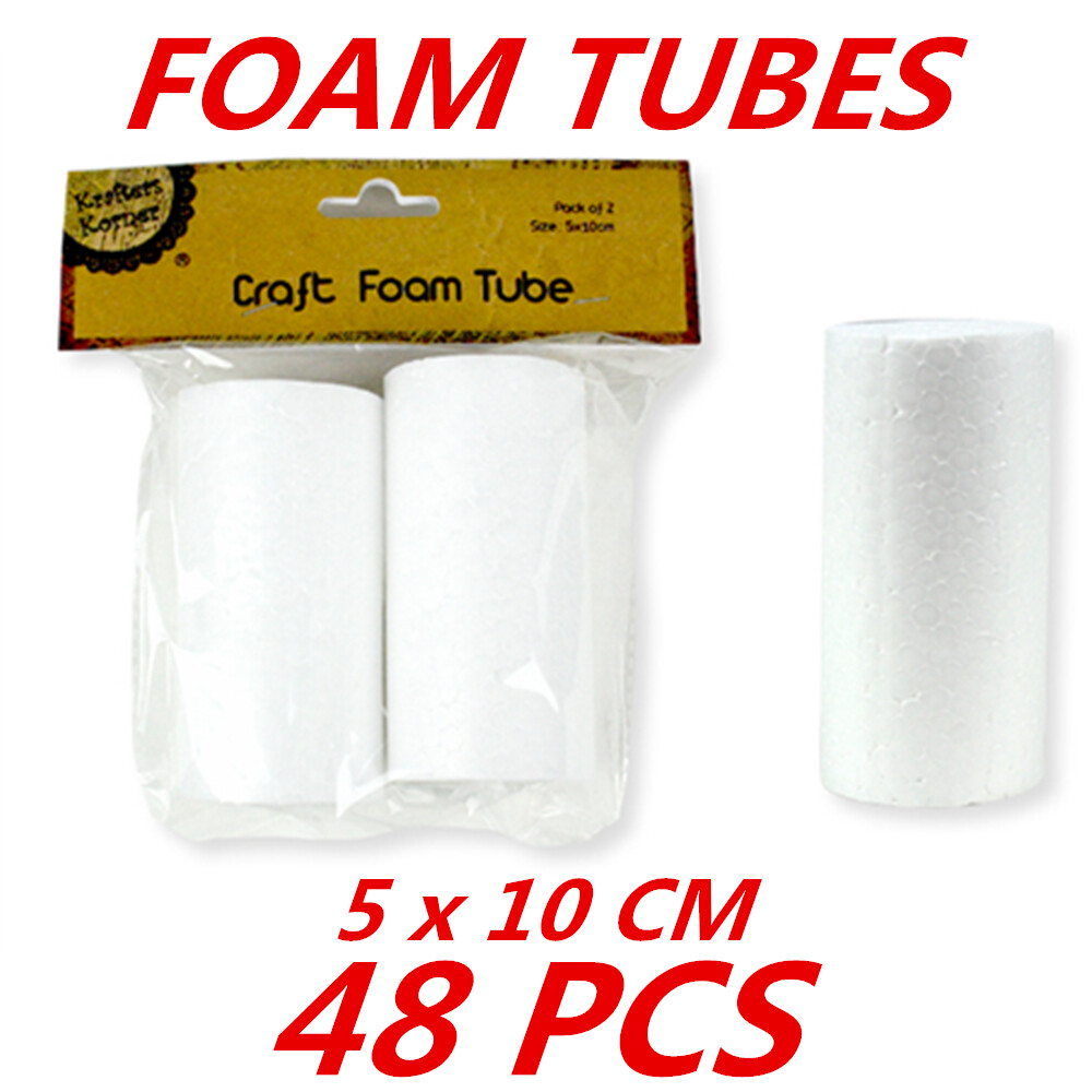Styrofoam Tube Craft Polystyrene Shape Form Foam Decorating Modelling