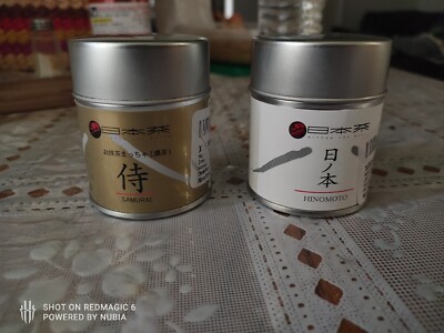 Nippon Cha Made Matcha Green Tea || 2 Pack SAMURAI / HINOMOTO