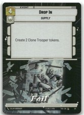 Drop In (Hyperspace) #511 FOIL Star Wars Unlimited TOR NM X1