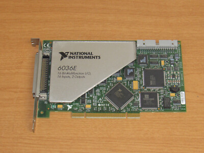 National Instruments PCI-6036E 16-Bit Multifunction I/O PCI Card - UNTESTED