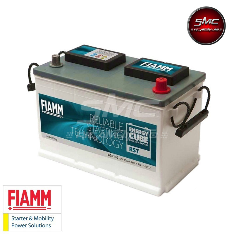 Batteria Auto Fiamm Titanium 100ah 720A En +dx 12V _ G28100 - Immagine 1