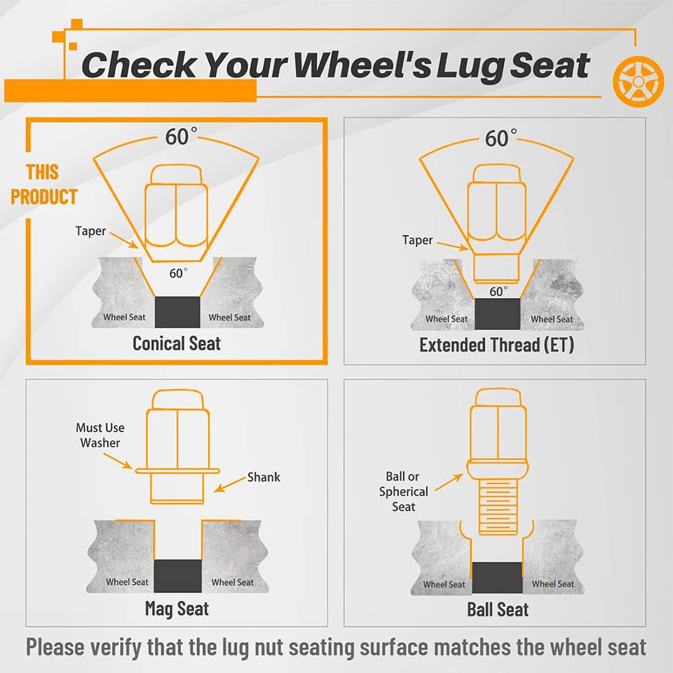Para TOYOTA Tundra 07-2022 Cromado M14x1.5 Porcas de Ponta de Roda 4.4" de Altura + 1 Chave - Imagem 4 de 4