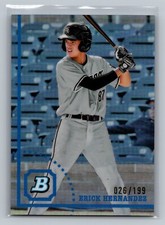 2022 Bowman Heritage #BHPC-59 Erick Hernandez Chrome Refractor /199 SP
