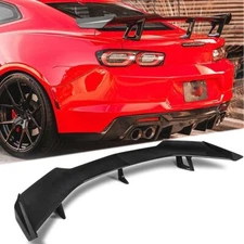 Rear Trunk Spoiler Wing Fit for 16-2023 Chevy Camaro ZL1 1LE Style Carbon Fiber