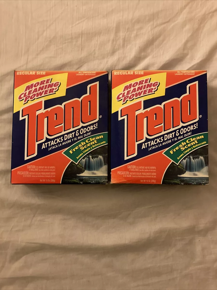 Trend Laundry Detergent Fresh Clean Scent 10 Oz ea 2 Boxes