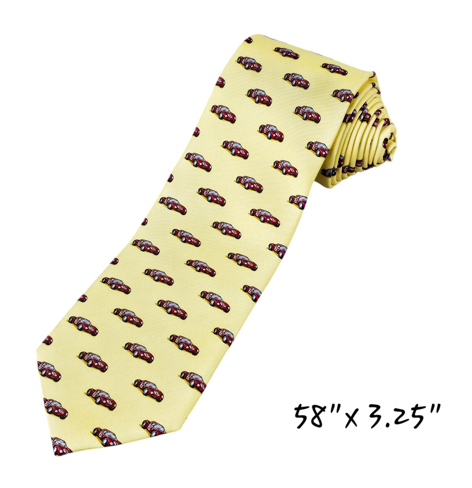 Rolex 2022 Monterey Motorsports Reunion LeMans 24 Hr 100th Anniversary Silk Tie