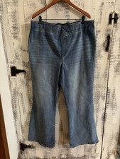 Terra  Sky Woman  s Jeans 18W Light Wash High Waist Stretch Flare Denim Pants
