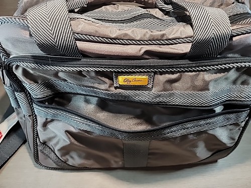 Oleg Cassini Travel Duffel Carry On Weekend Bag Vintage - Picture 8 of 10
