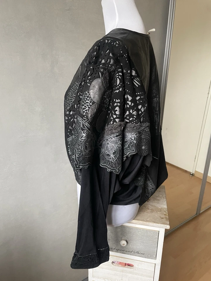 Кожаная и замшевая куртка ROBERTO CAVALLI. Винтаж. Размер M - Изображение 2 из 4