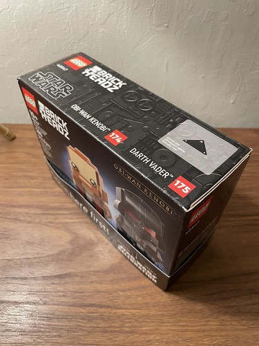 2022 STAR WARS CELEBRATION EXCLUSIVE LEGO BRICKHEADZ DARTH VADER OBI-WAN KENOBI - Picture 3 of 3