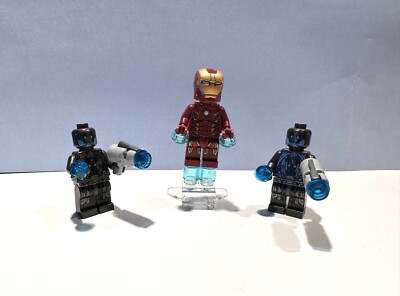 Lego 76029 Marvel Super Heroes Iron Man + 2 x Ultron Sentury Minifiguren