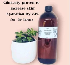 Hyaluronic Acid Serum+vit B5 Bulk 1 Litre fine lines hydrating  Reduce Wrinkles