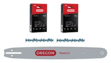 20" Bar & 2x Chains For Husqvarna 1281 285 288 298 365 200RNDD009 / 72EXL072G(2)