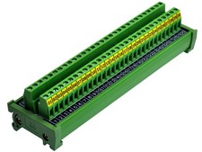 30 Position 24Amp/400V Screw Terminal Block Distribution Module DIN Rail