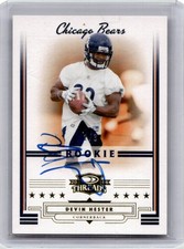 2006 Donruss Threads Gold Rookie Autograph Devin Hester RC Auto 2/3 Chicago