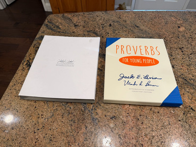  Jack & Mark Levin Signed Book: Proverbs for Young People 1st Edition