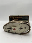 VINTAGE MARX 10 INCH TIN WIND UP TANK W/POP UP SOLDIER and original box