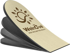 Heel Lift Inserts for Uneven Legs - For One Foot 4 Layers Adjustable Orthoped