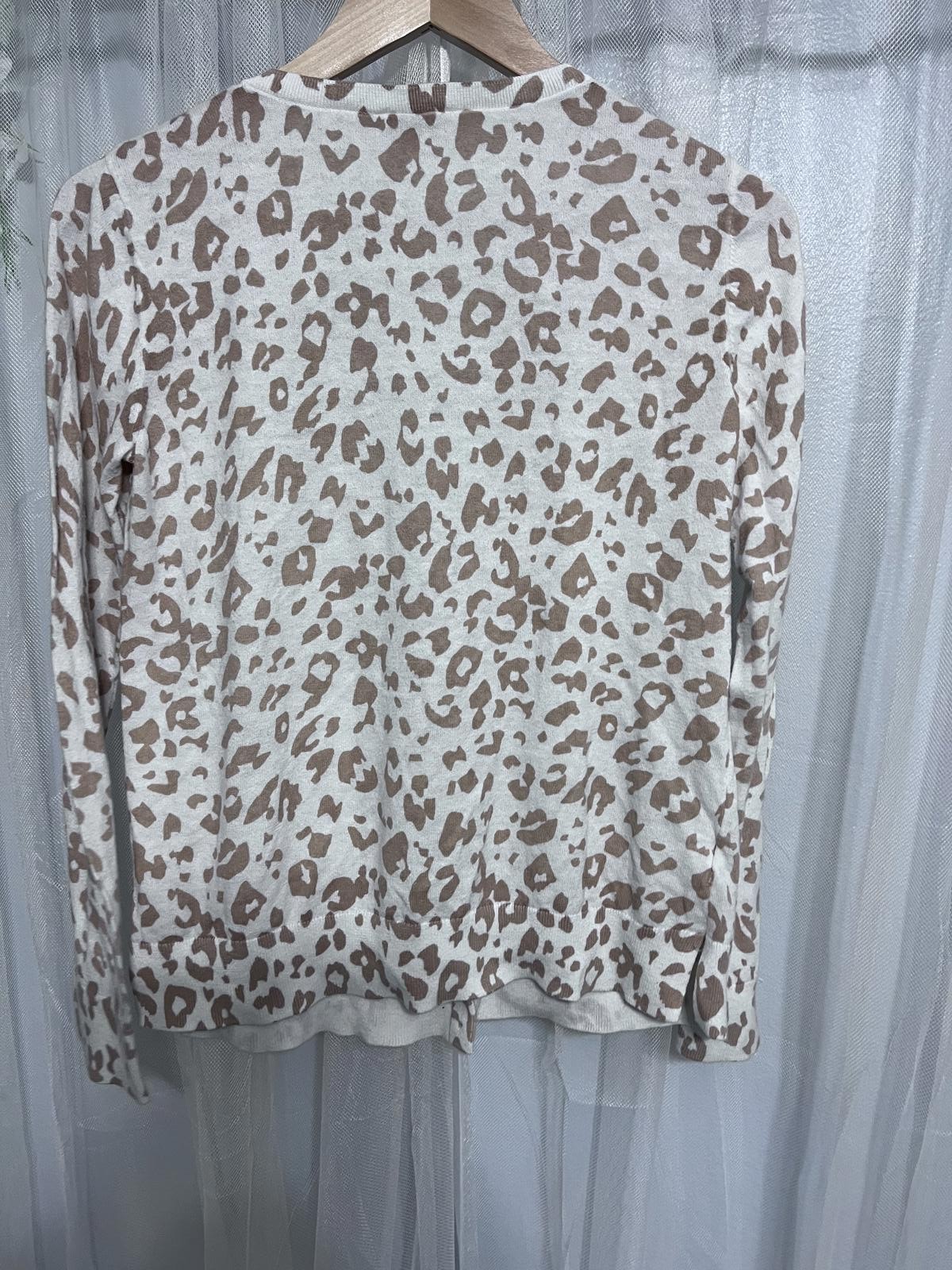 LOFT Outlet Women's Leopard Print Cardigan Sweate… - image 2