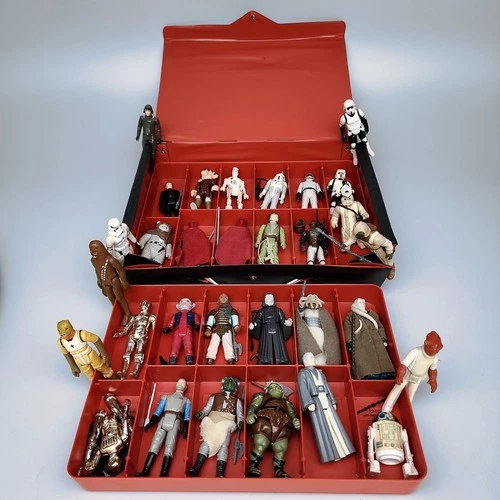 Star Wars Vintage 77-85 Lot 30pc 99% Complete w/Case+Weapons+Vader+Yoda
