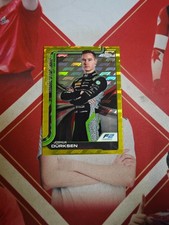2025 Topps Chrome Formula 1 F1 Logofractor Yellow Joshua Durksen /75