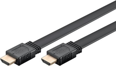 1,5m HDMI Kabel Flach + Ethernet 4K Ultra HD 2160p Full HD 1080p 3D ARC CEC PC