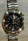 Vintage Seiko 5 Sports SpeedTimer 7017-6010 Chronograph Ships From USA