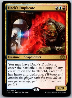 Dack's Duplicate 198 R Double Masters 2022 Magic: The Gathering NM