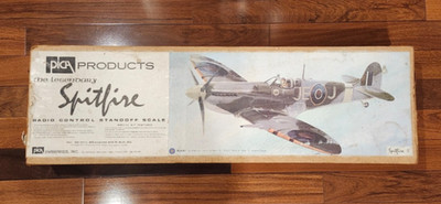 Vintage - Pica Products - The Legendary Spitfire - 65'' Wingspan - Missing Decals