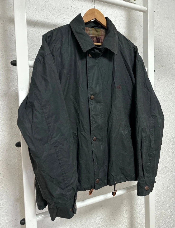 Chaqueta Bomber Hombre Cera Mulberry Vintage Talla L Foto 3 de 4