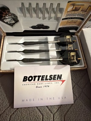 GT Bottelsen Hammerhead Dart Set Black Thrust 27 G BRAND NEW !!!!