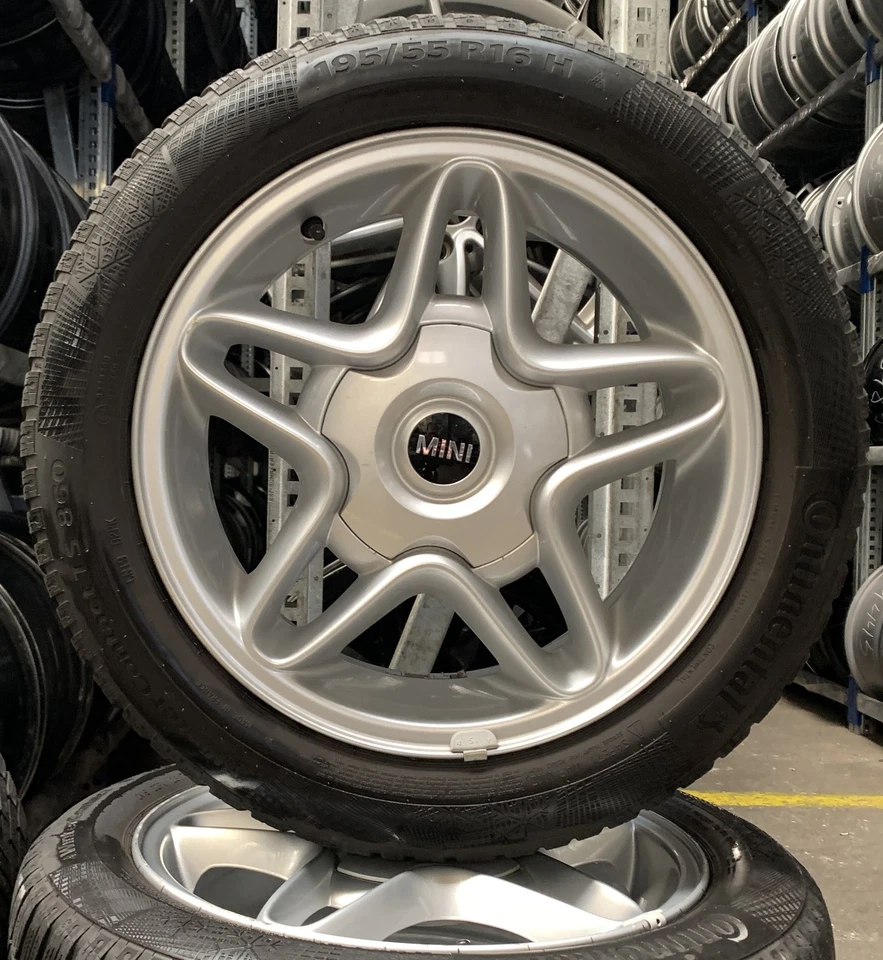 4 Orig BMW Winterräder S Winder 102 195/55 R16 87H R55 R56 R57 R58 R59 6769408 2 - Bild 2 von 4