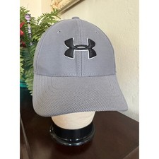 Under Armour Youth S/M Gray Fitted Baseball Cap Hat
