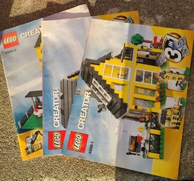 LEGO Creator: 4996 Beach House 3-in-1 Complete with Manuals (READ DESCRIPTION)
