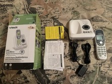 Vtech Cordless Digital Answering System Machine W/ Caller ID Phone CiB For Parts