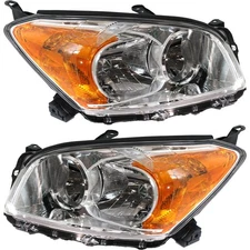 Headlight Set For 2009-2012 Toyota RAV4 Limited Japan Built Left and Right 2Pc