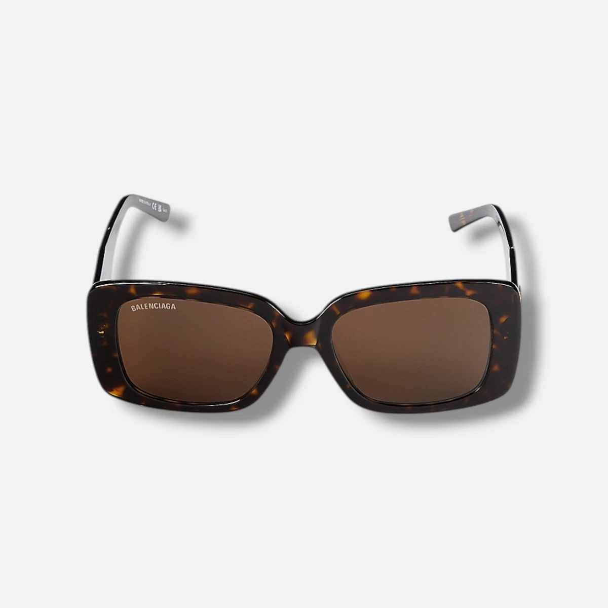Balenciaga BB0277S 002 Unisex Rectangle Sunglasses - Ruthenium / Brown Balenciaga BB0277S Rectangle Sunglasses | Fashion Eyewear US main image 3