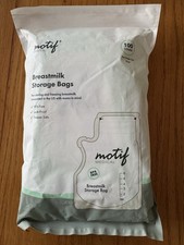 Motif Medical Breastmilk Storage Bags  100 Count  8oz BPA-Free  New  Sealed