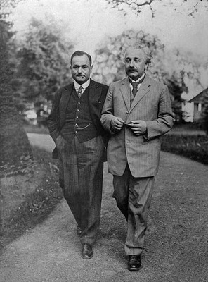 Professor Albert Einstein whose theory relativity its gravitational- Old Photo