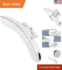 Elegant Banjo Armrest in Chrome - Stabilizes 5-String Banjos for Superior Play