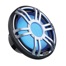 Hertz HMS 12 S2-LD-G 12" 2-Ohm Marine Subwoofer RGB LEDs, Gray Sport Grille