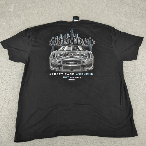NASCAR Chicago Street Race Shirt Mens 3XL Racing July 2024 Event Tee Racing Fan