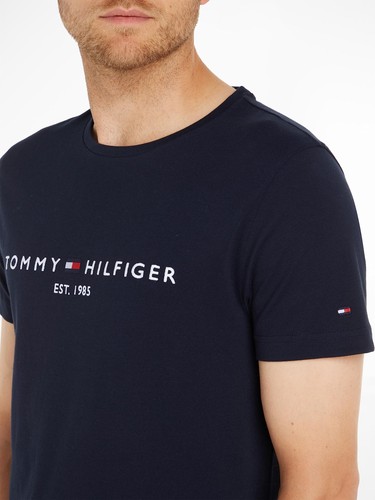 Core Tommy Logo Tee Mw0mw11465 Maglietta a Maniche Corte Uomo - Foto 2 di 24