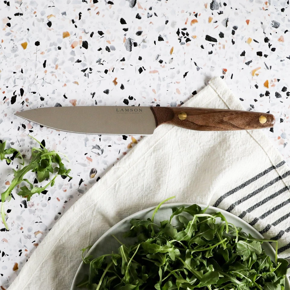 6" Vintage Utility Knife with Walnut Handle - Image 2 of 4