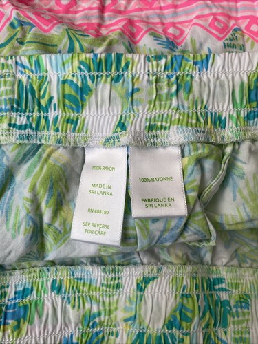 Lilly Pulitzer Katia Shorts Fresh Citrus Keep Palm Engineered Medium Lounge - Bild 9 von 9