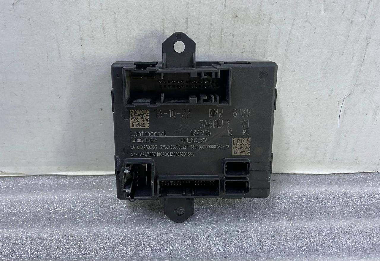 OEM BMW G70 REAR DOOR PASSENGER SIDE CONTROL UNIT 5A6BEF3 CONTINENTAL BRAND NEW