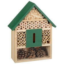 Wooden Insect Home Bee House for Garden Decor Bug Hotel Shelter Nest Box large