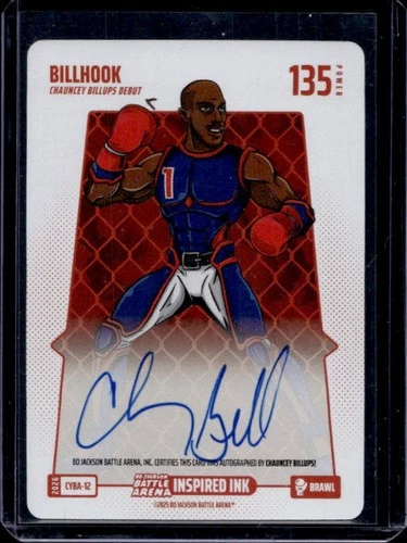 2026 Bo Jackson Battle Arena Billhook Inspired Ink Battlefoil Auto #CYBA-12