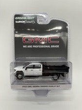 1:64 GreenLight White 2022 GMC Sierra 3500HD DUALLY SLT DUMP TRUCK *NIP*