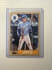 2022 Topps Update Baseball Bobby Witt Jr. #87TBU-7 1987 Rookie RC Royals
